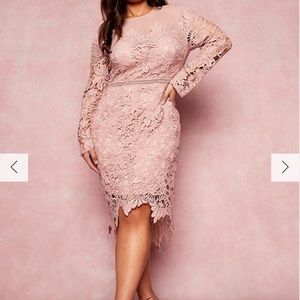 Embroidered Floral Midi Dress